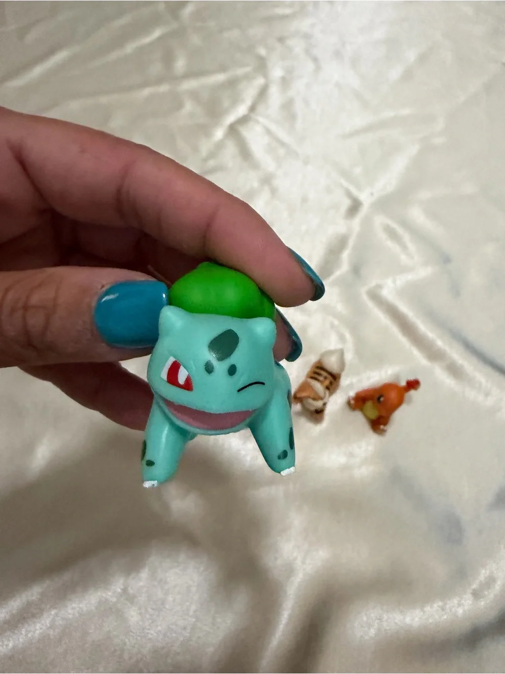 Jazwares Pokemon Mini Figures: Bulbasaur, Jigglypuff, Growlithe, Charmander